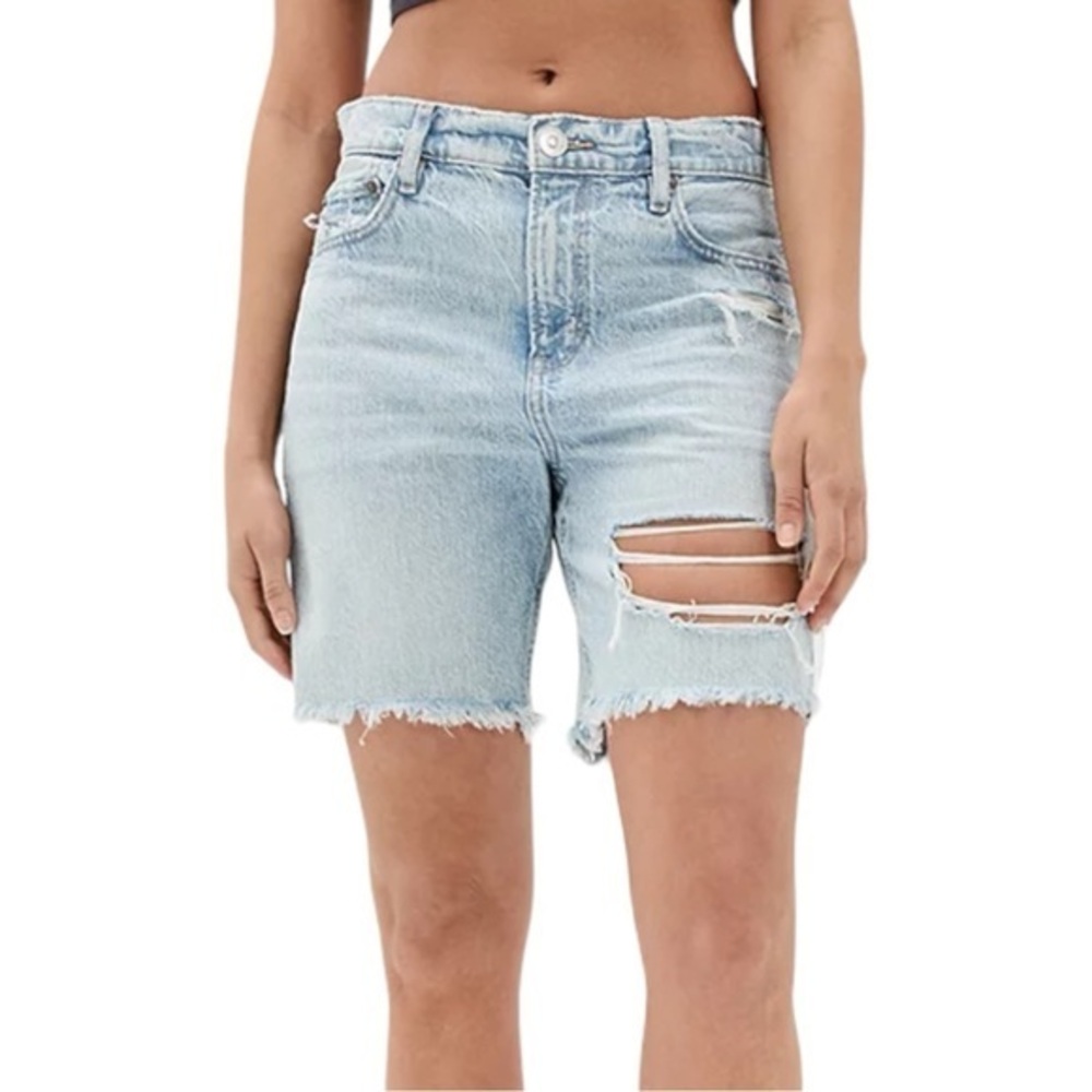 NWT American Eagle AE Women's Low Rise Denim Baggy Skater Shorts size 4